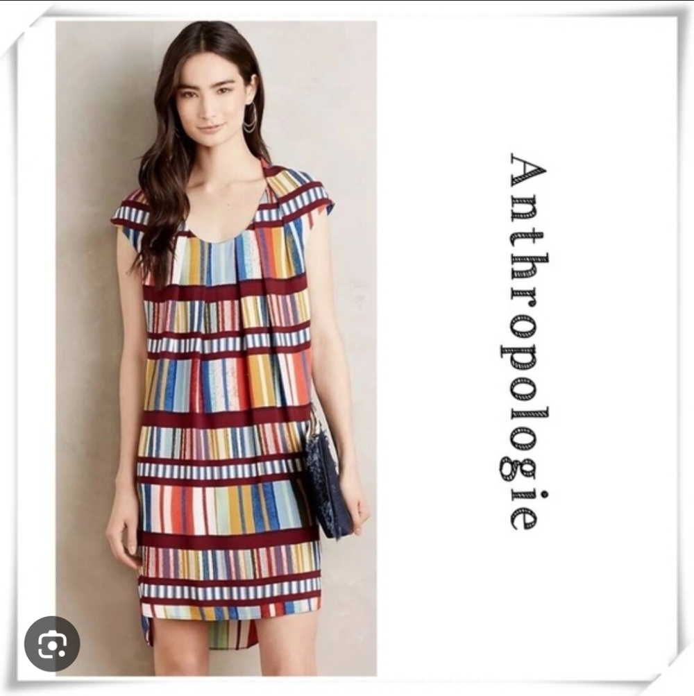 124-Maeve Multicolor Striped Garment